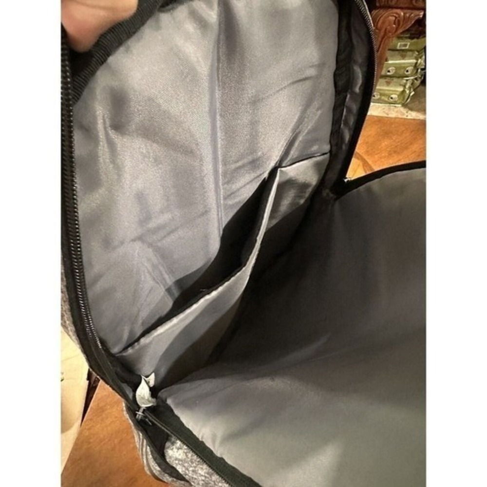Adidas Originals Backpack Gray Black‎ Laptop School Travel Bag - Picture 8 of 10